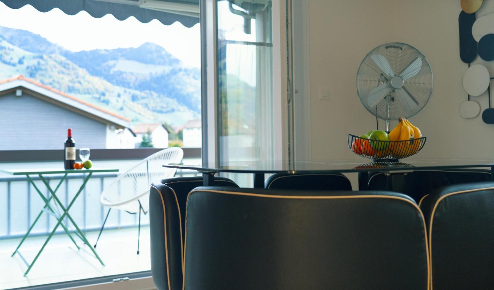 Gruyere Alpes Appartement 3 Chambres Bbq Parking Neirivue Exterior photo