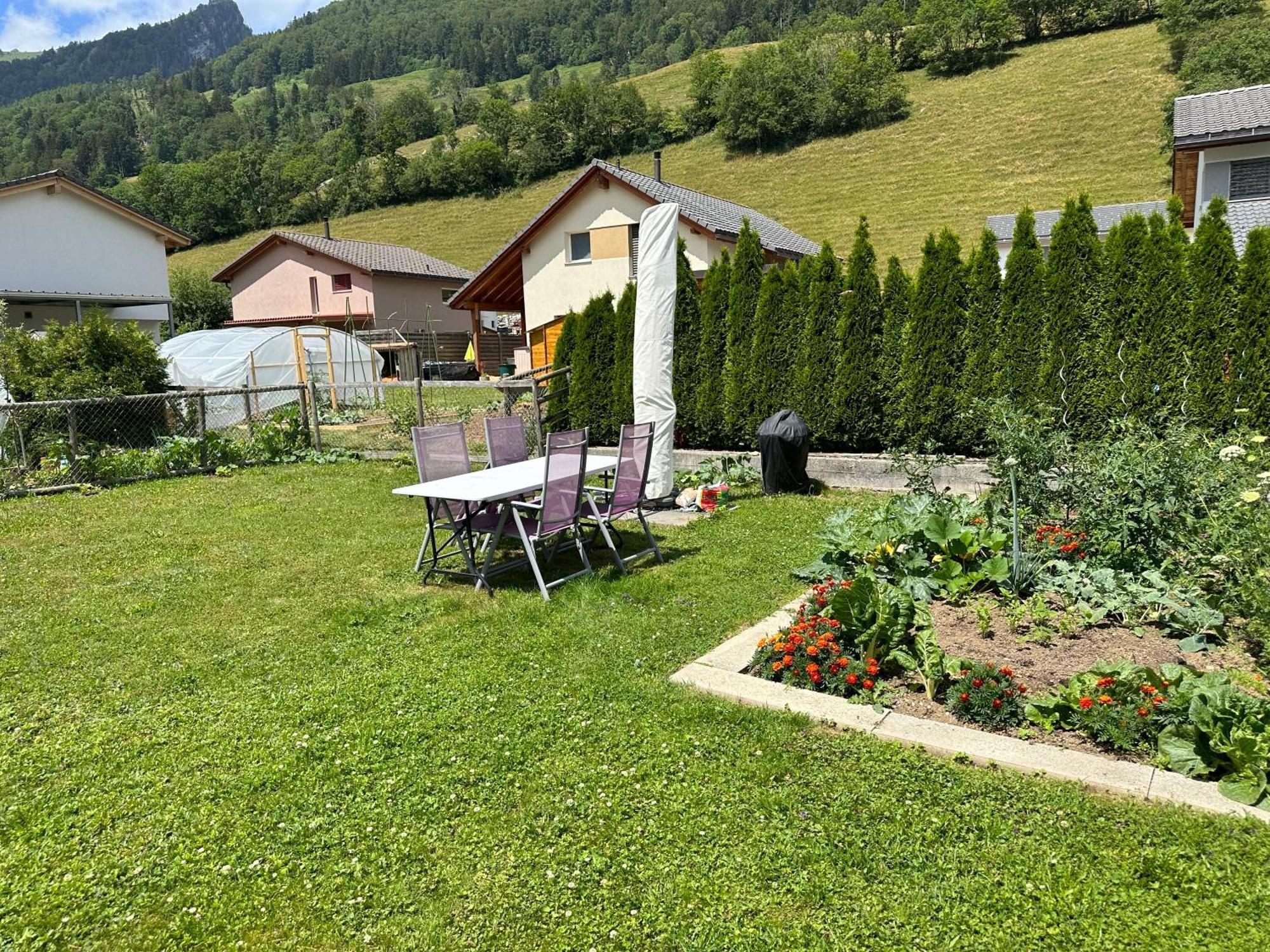 Gruyere Alpes Appartement 3 Chambres Bbq Parking Neirivue Exterior photo